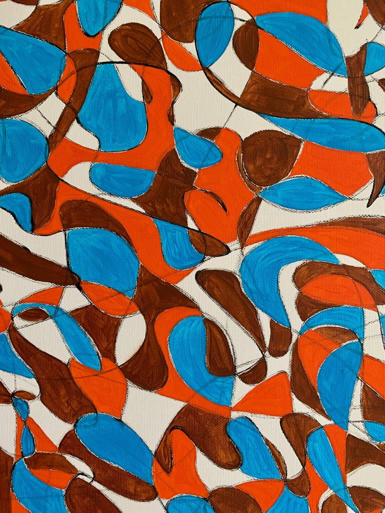 Original Abstract Expressionism Abstract Painting by Katya Kononenko