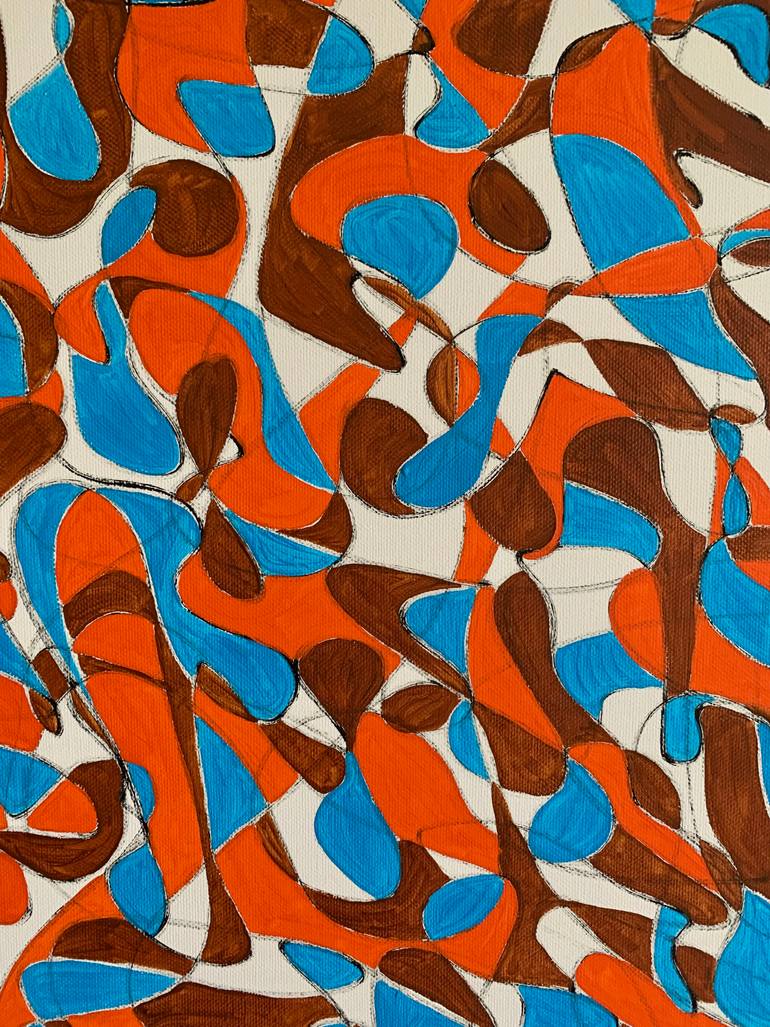 Original Abstract Expressionism Abstract Painting by Katya Kononenko