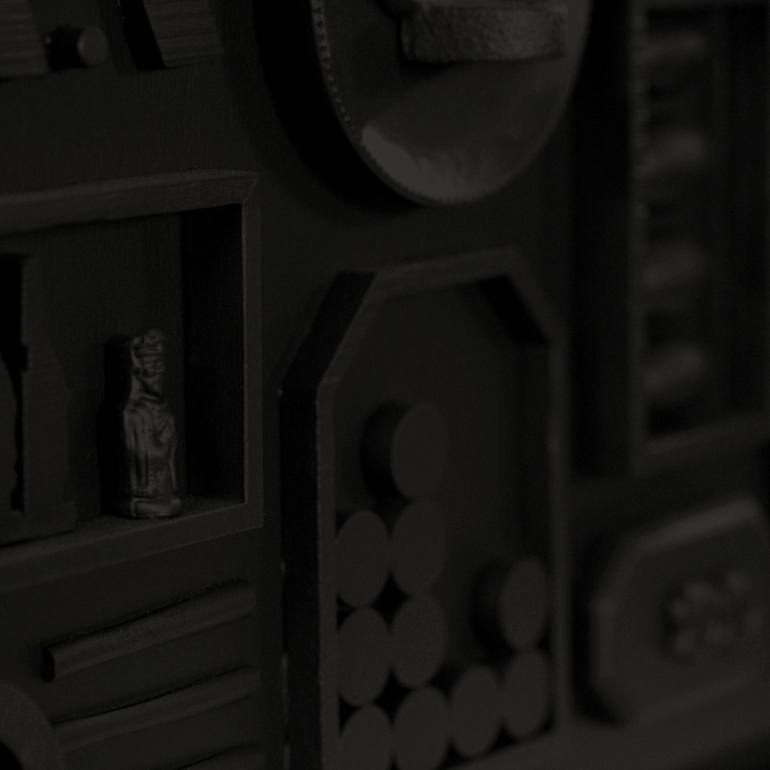 Original Art Deco Abstract Painting by Bucur Andrei