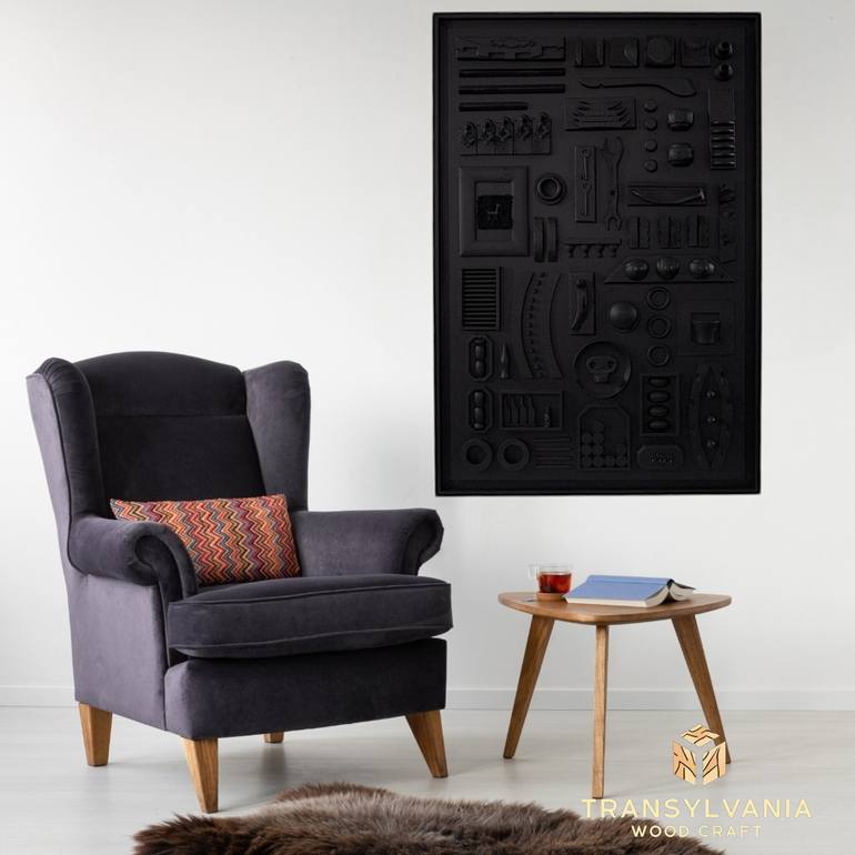 Original Art Deco Abstract Painting by Bucur Andrei