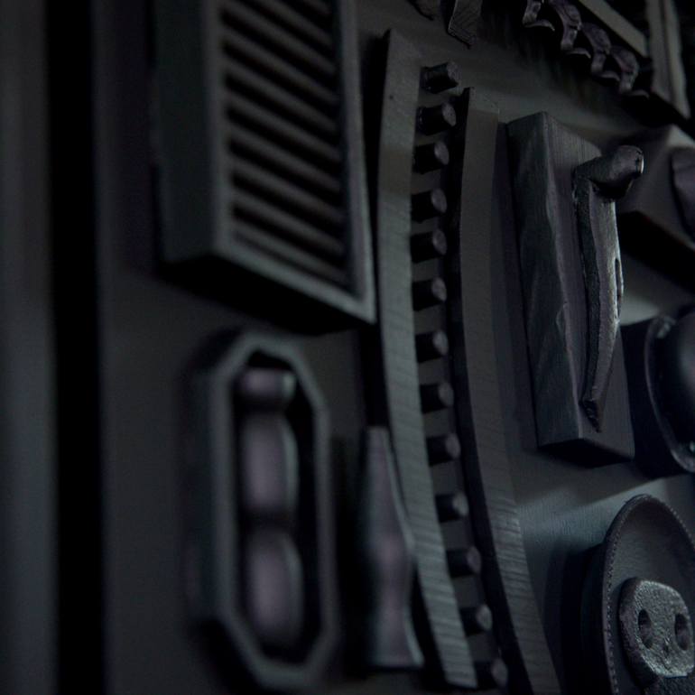 Original Art Deco Abstract Painting by Bucur Andrei