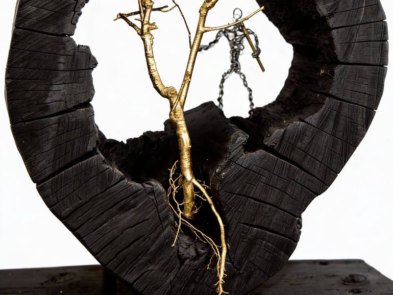 Original Art Deco Nature Sculpture by Bucur Andrei