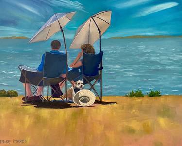 Print of Figurative Beach Paintings by Michael Maron