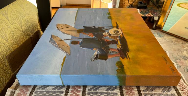 Original Figurative Beach Painting by Michael Maron