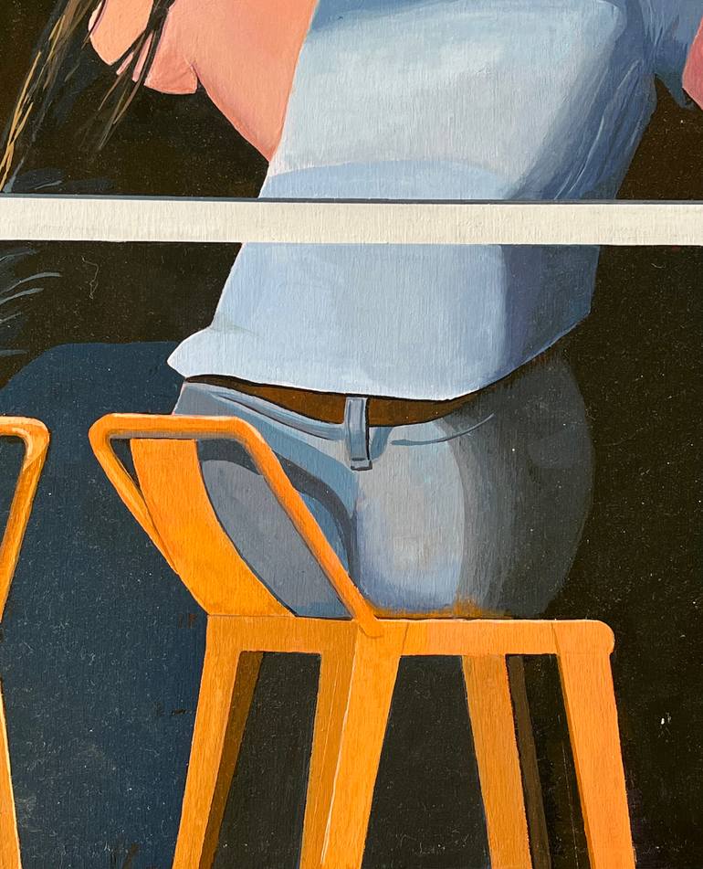 Original Contemporary Women Painting by Michael Maron