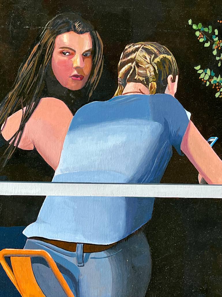 Original Contemporary Women Painting by Michael Maron