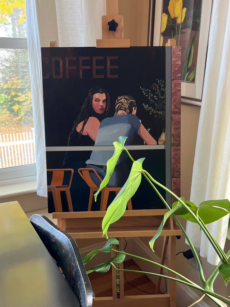 Original Contemporary Women Painting by Michael Maron