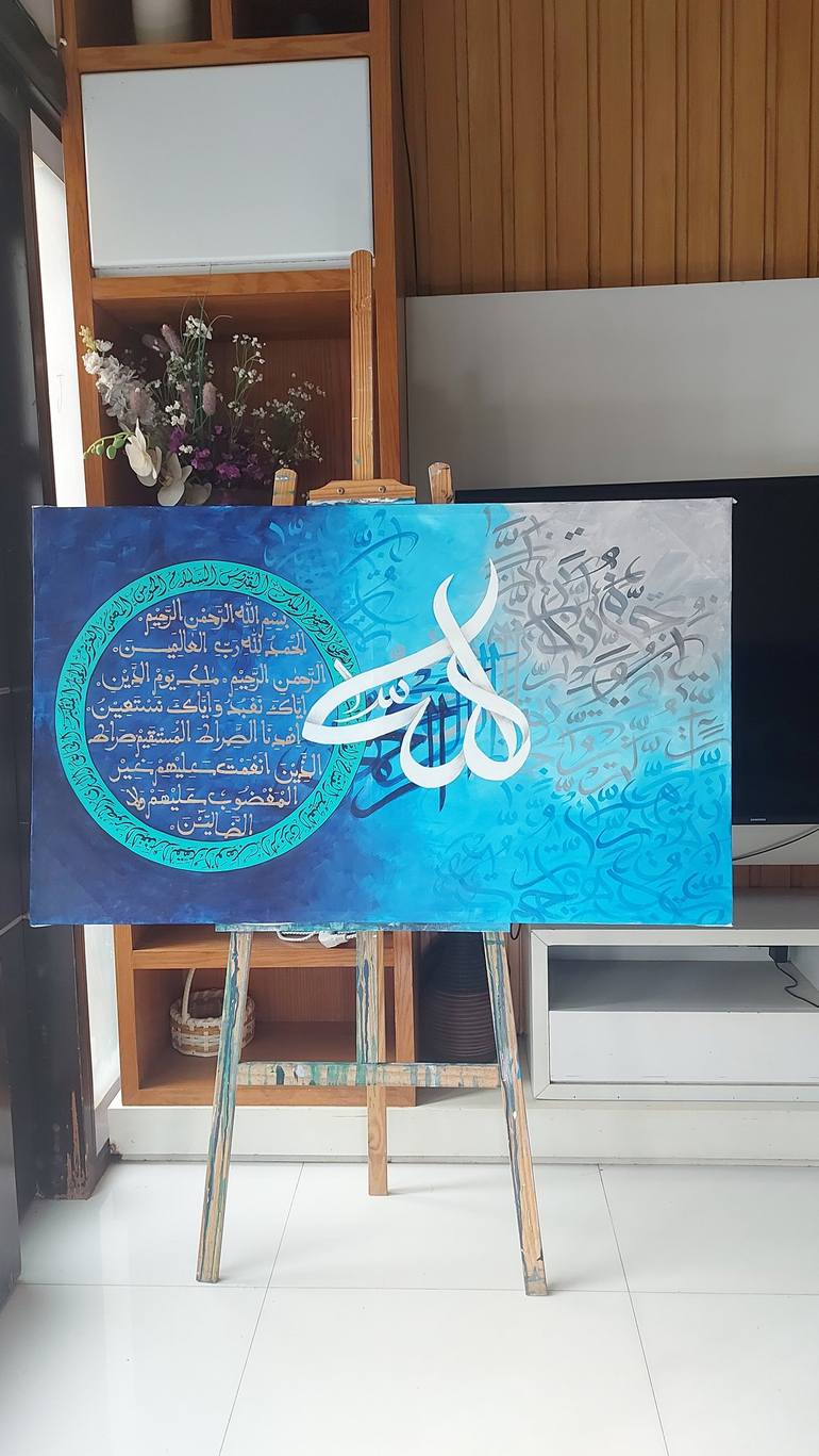 Original Contemporary Calligraphy Painting by Beena Sohail