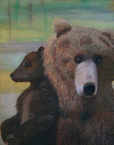 Original Animal Painting by Ted Widen