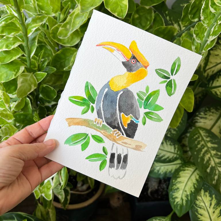 Original Illustration Animal Painting by Sanae Yamada