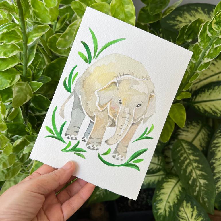 Original Illustration Animal Painting by Sanae Yamada