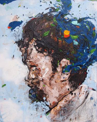 Print of Expressionism Portrait Paintings by Dewa Gede Suyudana Sudewa