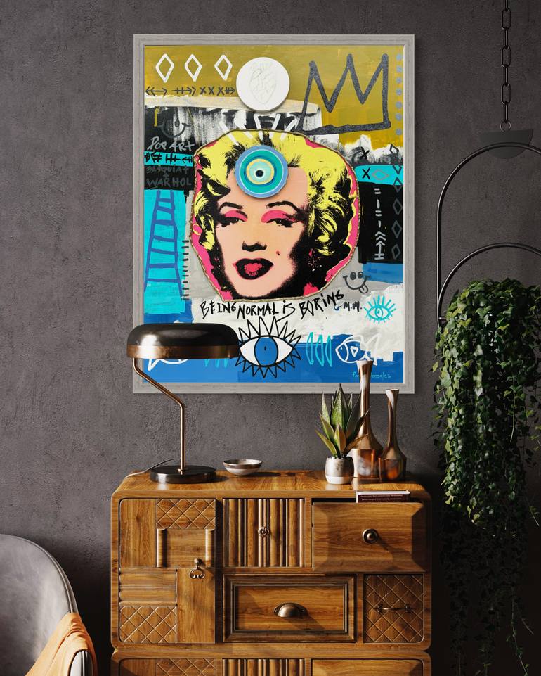 Original Pop Art Pop Culture/Celebrity Painting by Paola Gonzalez