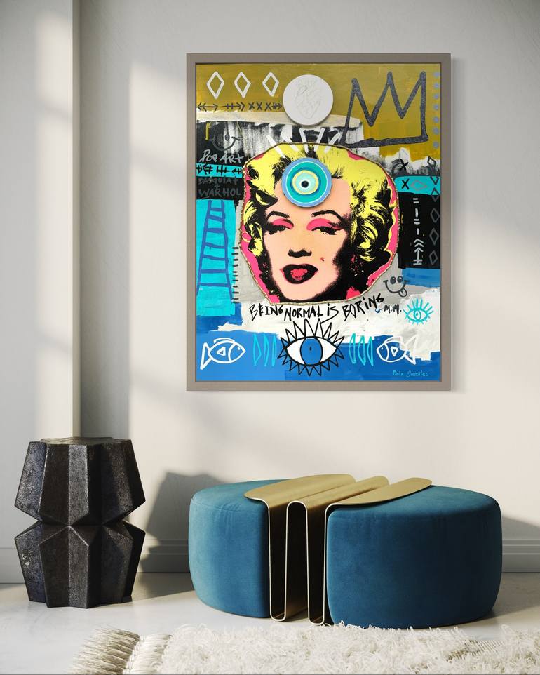 Original Pop Art Pop Culture/Celebrity Painting by Paola Gonzalez