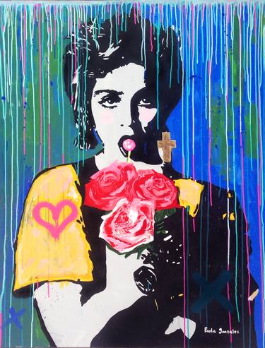 Saatchi Art Artist Paola Gonzalez; Painting, “MADONNA- WHOS THAT GIRL” #art