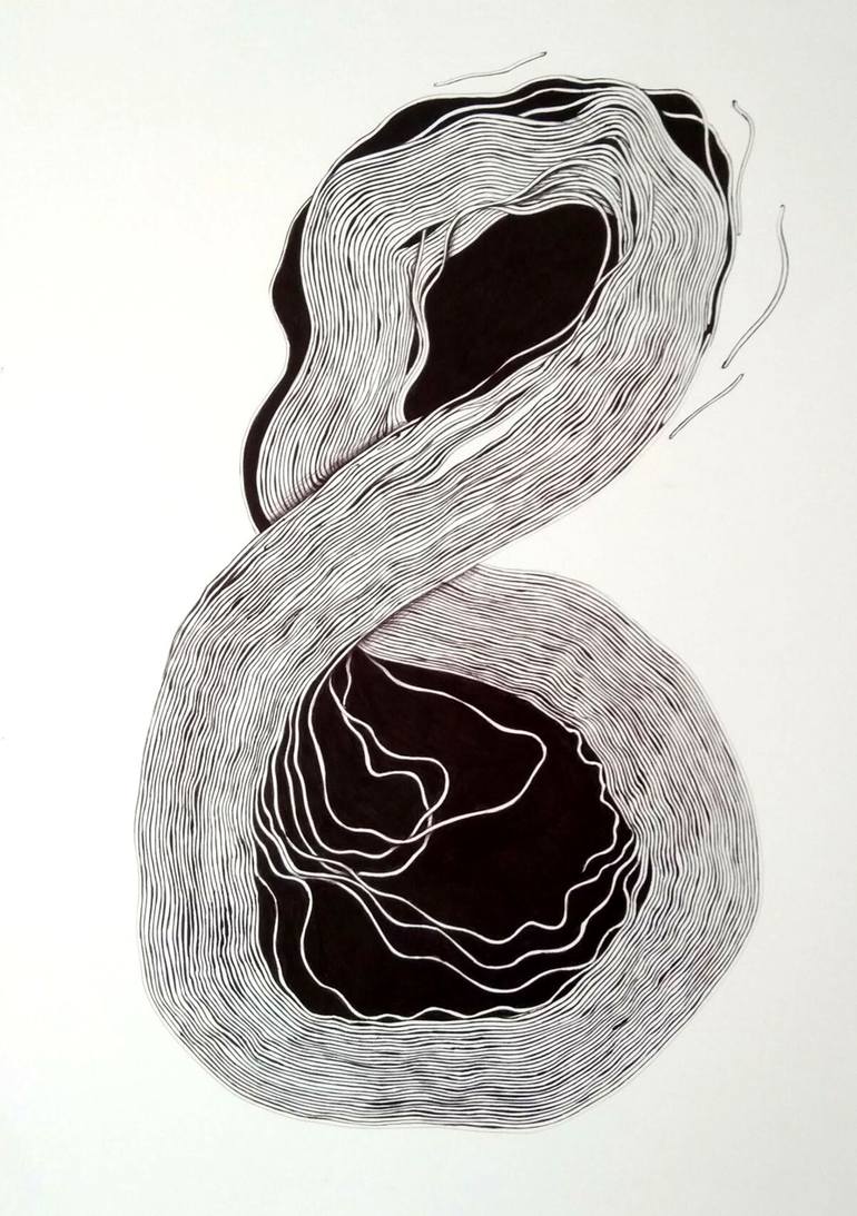 Invisible Matter V Drawing by João Saramago | Saatchi Art