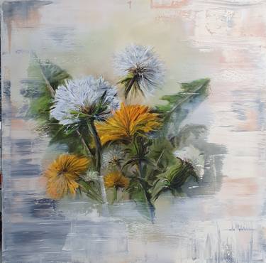 Original Floral Paintings by Grit Siegl