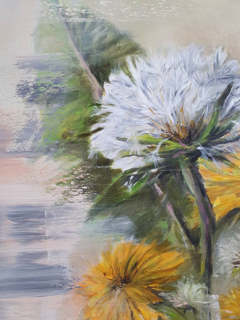 Original Floral Painting by Grit Siegl