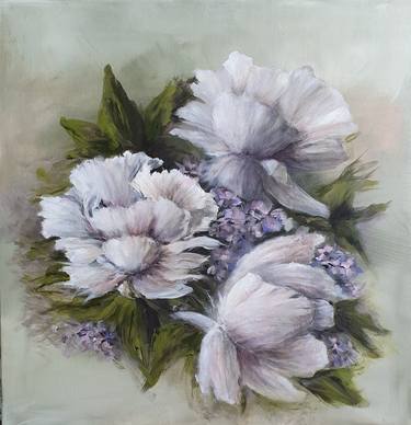 Original Realism Floral Paintings by Grit Siegl