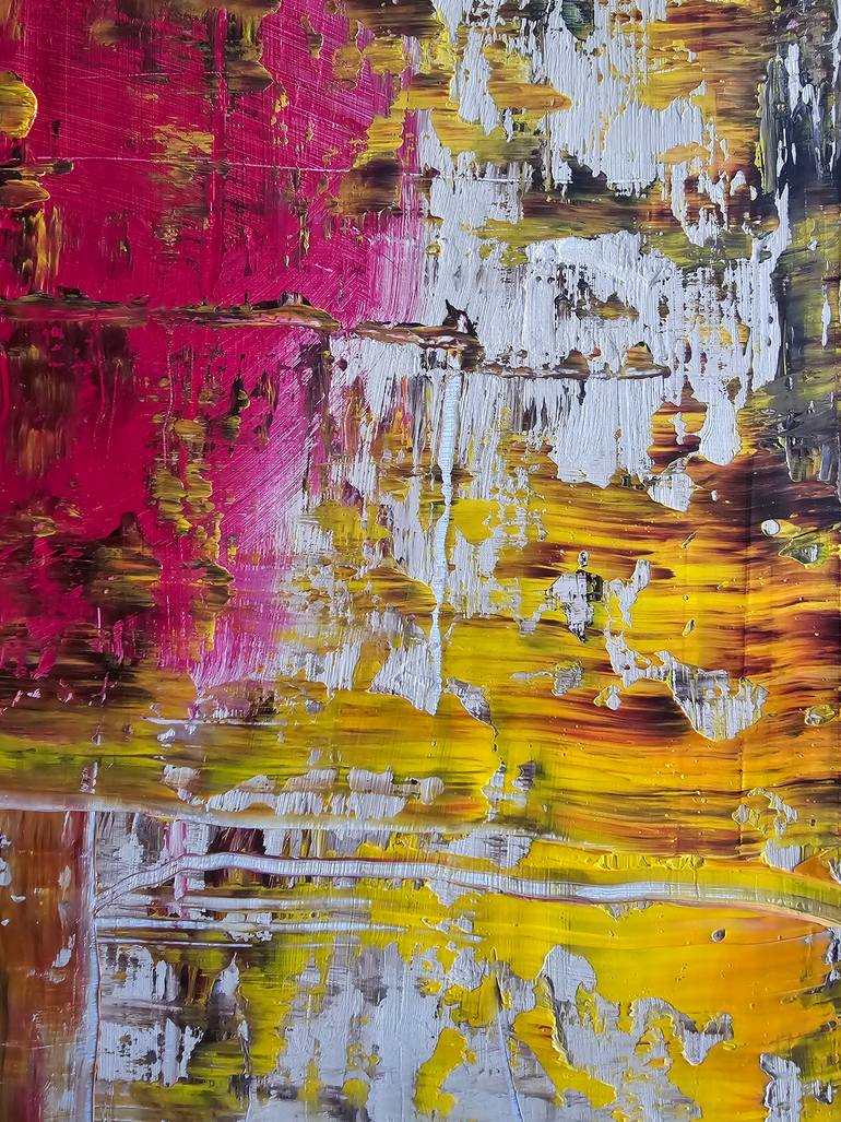 Original Abstract Expressionism Abstract Painting by Grit Siegl