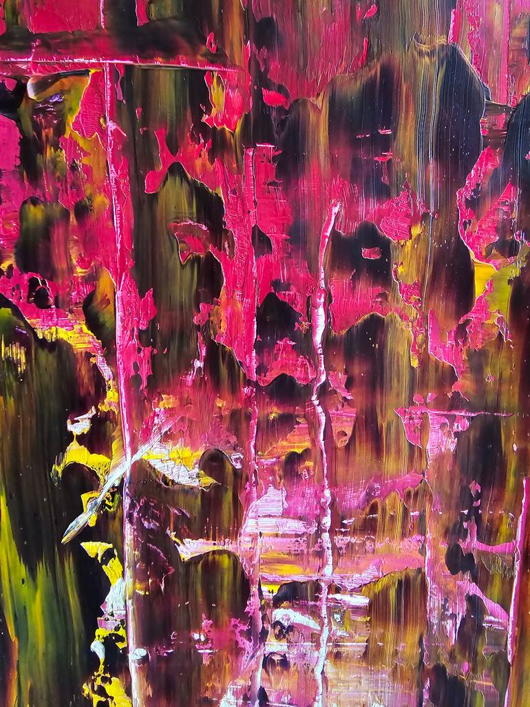 Original Abstract Expressionism Abstract Painting by Grit Siegl