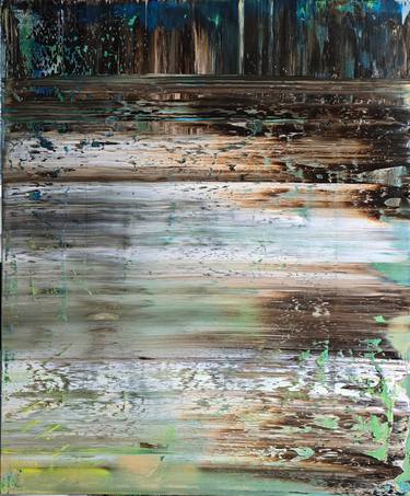 Original Abstract Expressionism Abstract Painting by Grit Siegl