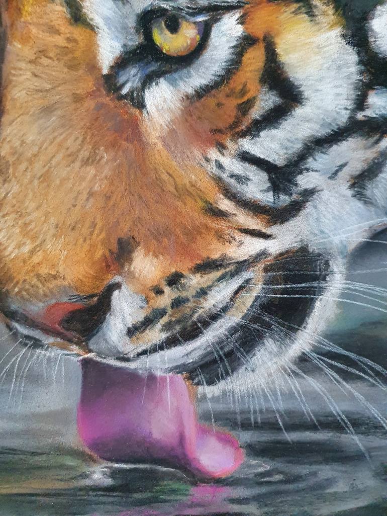 Original Realism Animal Painting by Grit Siegl