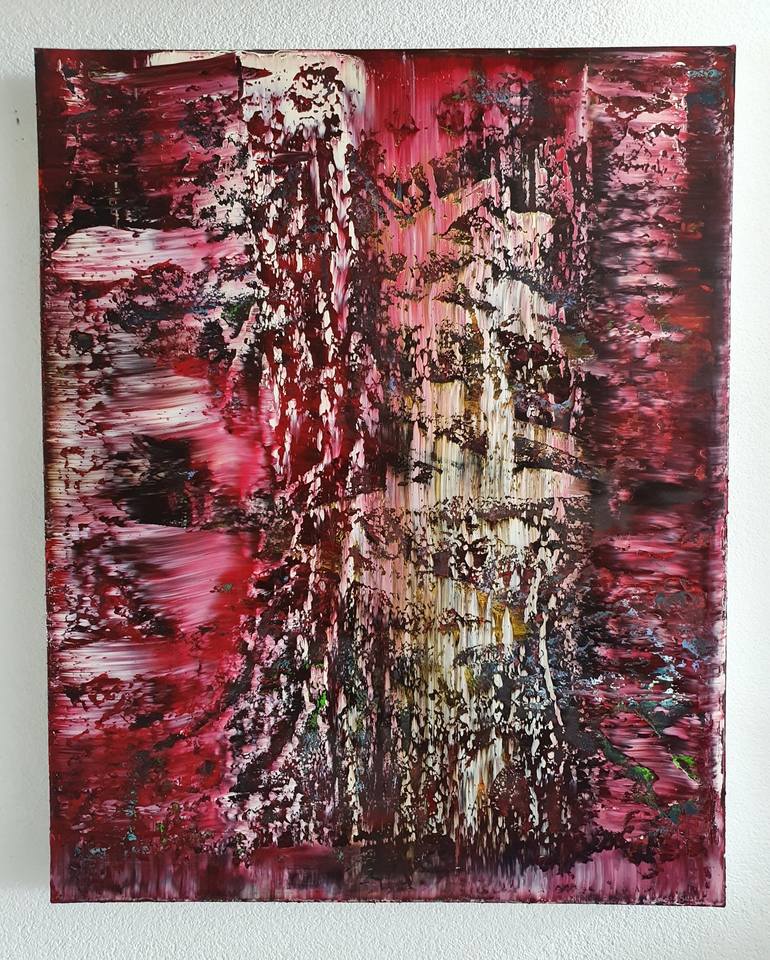 Original Abstract Expressionism Abstract Painting by Grit Siegl