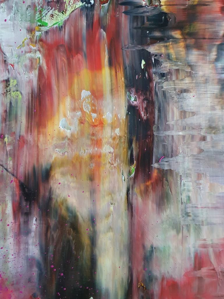 Original Abstract Expressionism Abstract Painting by Grit Siegl