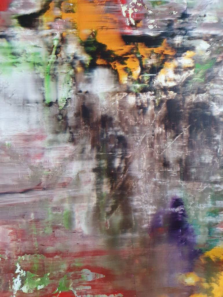 Original Abstract Expressionism Abstract Painting by Grit Siegl