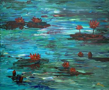 Print of Fine Art Water Paintings by Julie Wynn