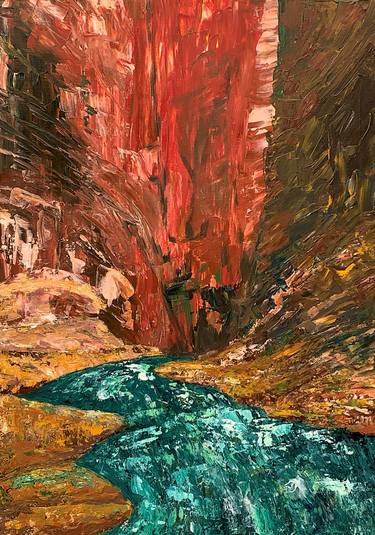 Original Impressionism Landscape Paintings by Julie Wynn