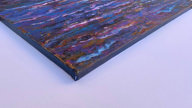 Original Impressionism Abstract Painting by Julie Wynn