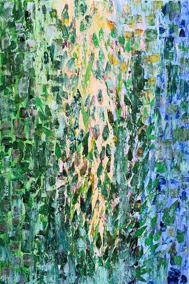 Original Impressionism Abstract Paintings by Julie Wynn