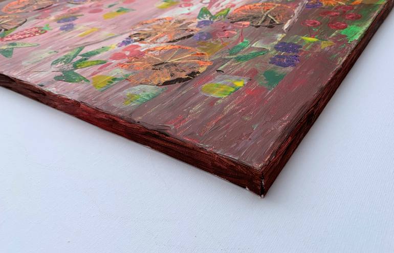 Original Abstract Food & Drink Painting by Julie Wynn