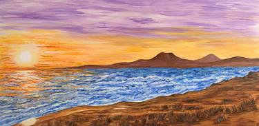 Print of Beach Paintings by Julie Wynn