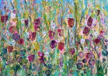 Original Impressionism Floral Paintings by Julie Wynn