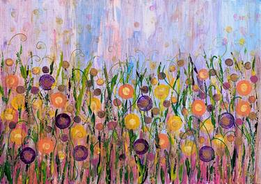 Original Impressionism Floral Paintings by Julie Wynn