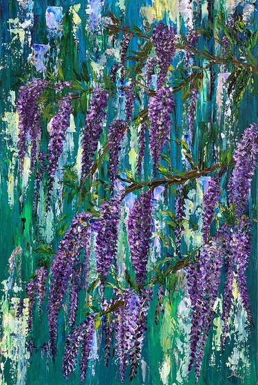 Print of Impressionism Floral Paintings by Julie Wynn