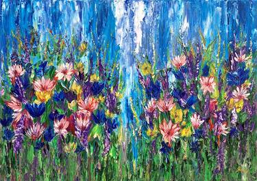 Print of Fine Art Floral Paintings by Julie Wynn