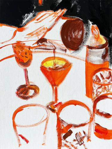 Print of Conceptual Food & Drink Paintings by Ketty Haolin Zhang