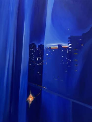 Original Contemporary Cities Paintings by Ketty Haolin Zhang