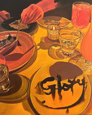 Original Conceptual Food & Drink Painting by Ketty Haolin Zhang