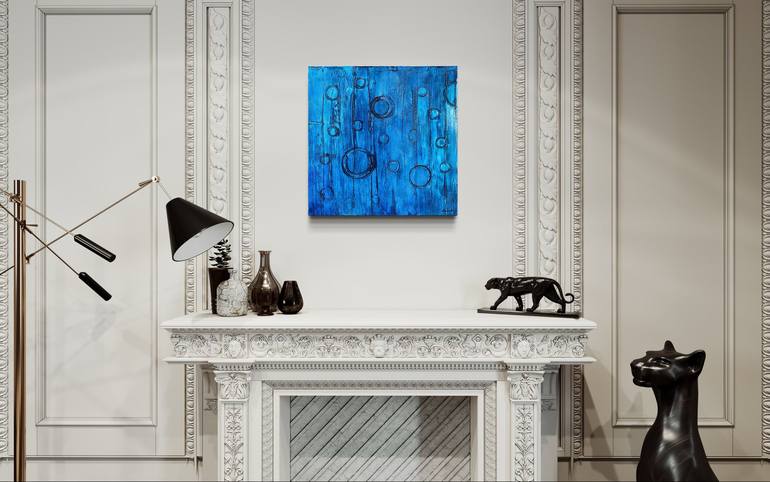 Original Abstract Water Painting by Veronica Russek