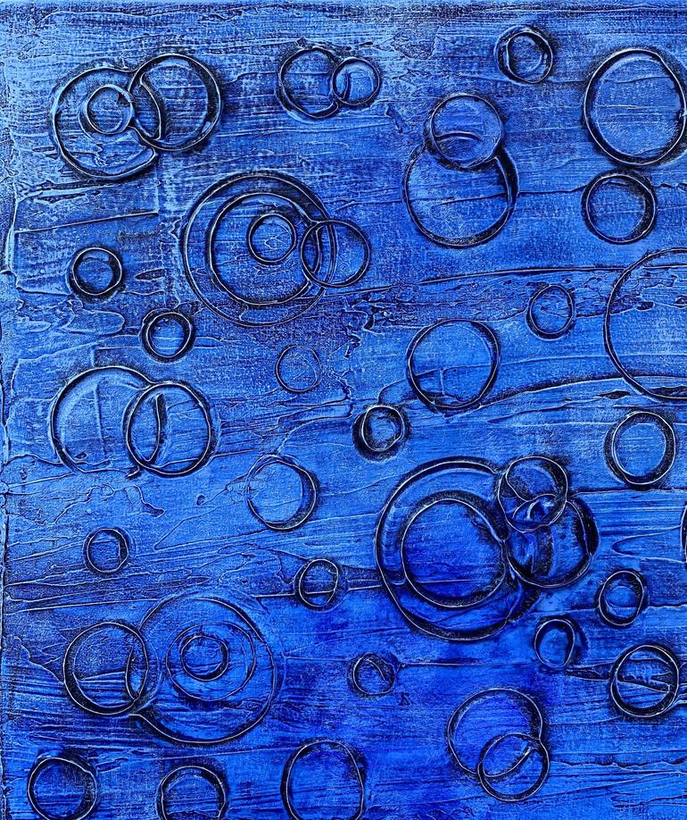 Original Abstract Water Painting by Veronica Russek