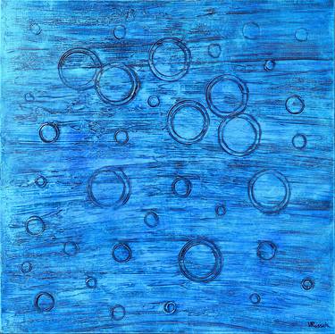 Print of Abstract Water Paintings by Veronica Russek