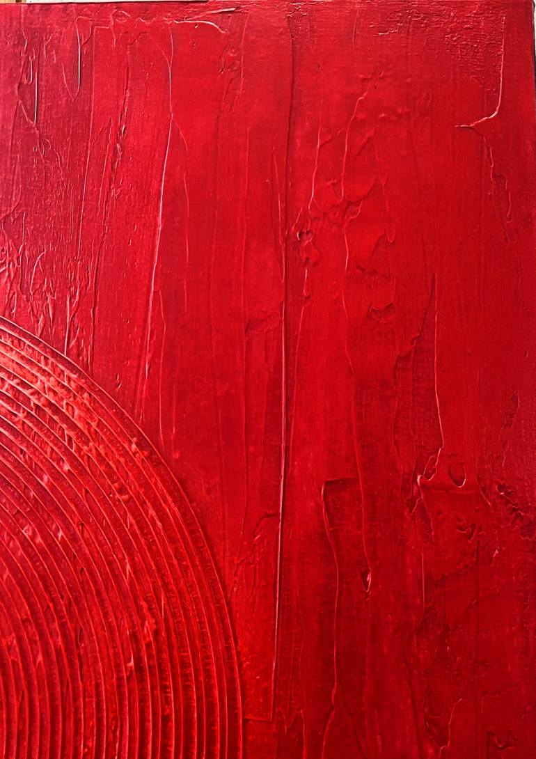 Original Abstract Expressionism Abstract Painting by Veronica Russek