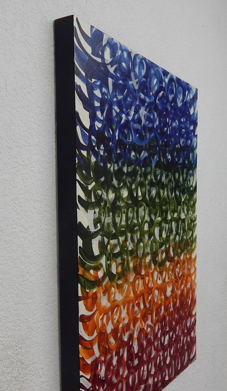 Original Abstract Painting by Veronica Russek