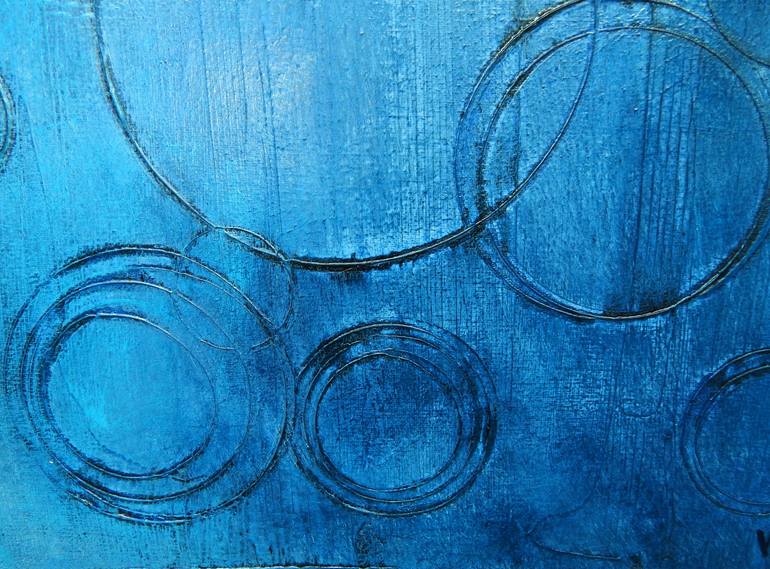 Original Abstract Expressionism Abstract Painting by Veronica Russek