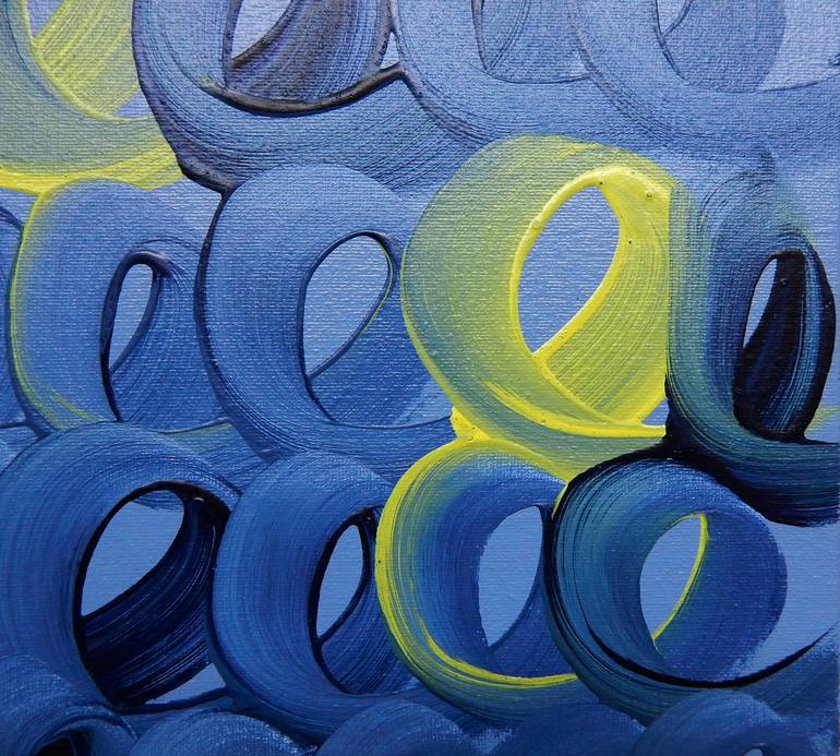 Original Abstract Nature Painting by Veronica Russek